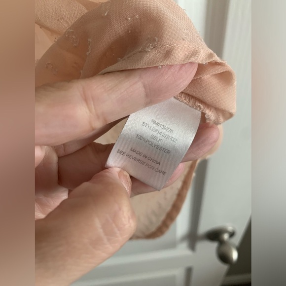 Daniel Rainn soft blush pink blouse size Small - Picture 3 of 9